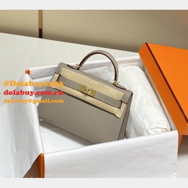 Buy Designer Best High Quality bag Hermes Kelly 19CM Mini Bags Online