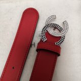 Top Quality Wholesale CC Double C Belt Red Width 3.0cm 1135