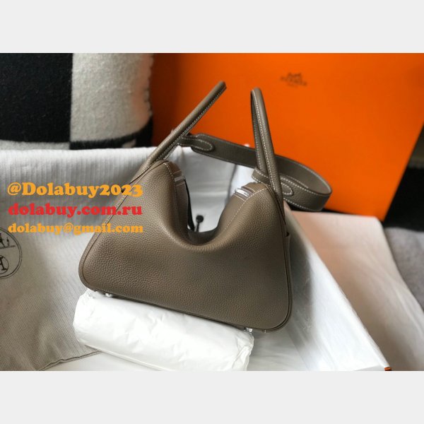 Copy Grey Hermes Lindy 26cm Bags Sale Outlet Online