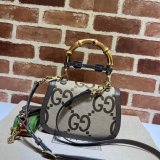 Buy Gucci Cheaps Small 675797 jumbo GG bag with bamboo