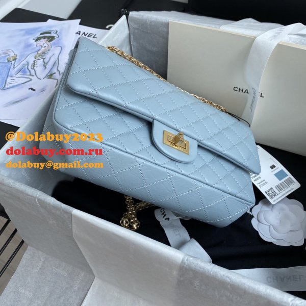 High Quality CC 2.55 Top original Flap Reissue Blue Bag High Quality bag