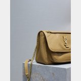 Best 28/22cm 7 Star Saint Laurent Niki 633158/633151 Khaki Bags