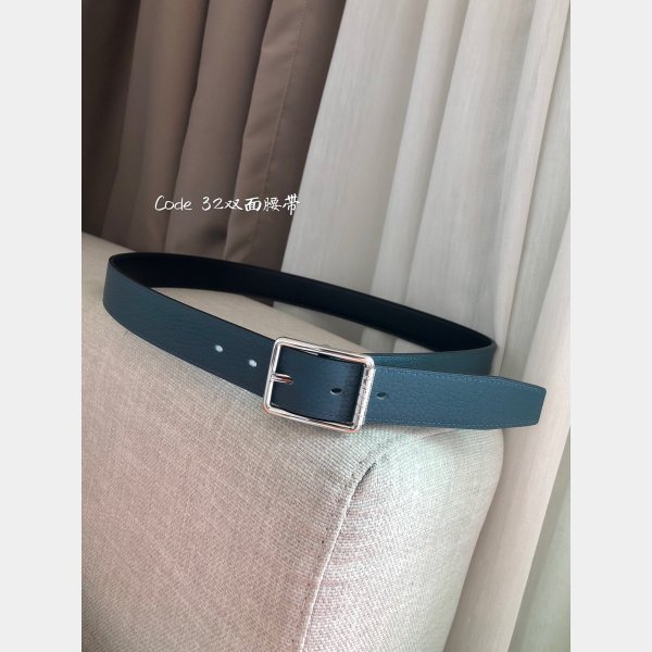 Share Fashion Hermes H Belt Reversible Leather 32mm Online