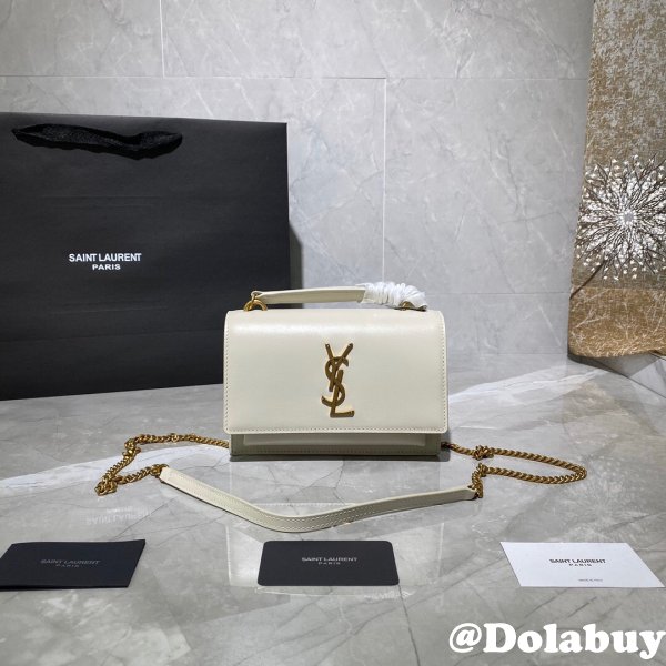 Duplicate YSL Sunset 19cm Pursesre Store Cream