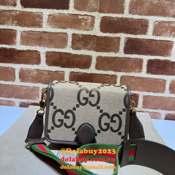 Gucci High Quality Inspired Jumbo GG Canvas Shoulder 699438 Bag