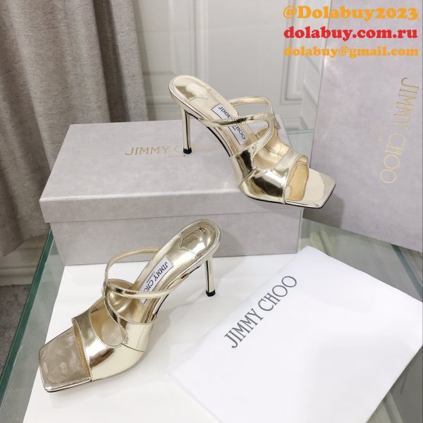 Heel: 8.5 cm Anise 75 Knockoff Sandals Jimmy Choo Shoes