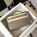 UK Hermes EPSOM LEATHER Mini Kelly Pouchette