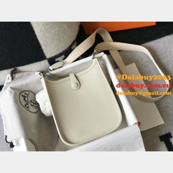 Hermes Evelyne Handbags Inspired  off White