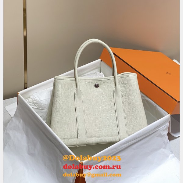 Garden Party Hermes Inspired Bags Are Made Of Top Quality Leather