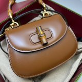 1:1 Cheap Gucci Fashion 686864 Mini top handle bag with Bamboo