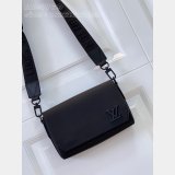 Takeoff Messenger PM 1:1 Mirror LV Aerogram M24769 Black Men Best Bag