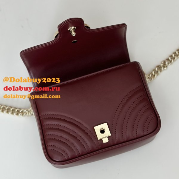 Cheap GG Marmont Gucci 811238 Top Handle Knockoff Bag