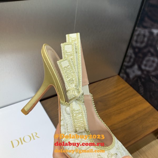 Designer dior Macrame J'ADIOR PUMP SANDALS