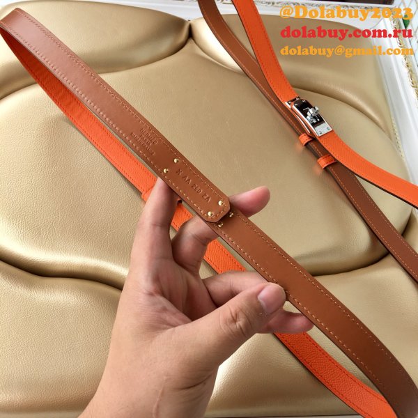 Inspired hottest selling hermes kelly thin belt 17mm