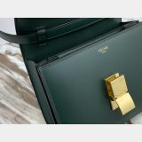 Celine Wholesale Teen Classic Box ArmyGreen shoulder bag