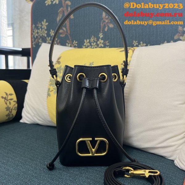 Perfect AAA+ VALENTINO GARAVANI V MINI BASKET HANDBAG