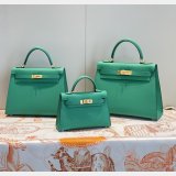 High Quality bag Hermes Vert Jade Green Kelly Online Store Bag