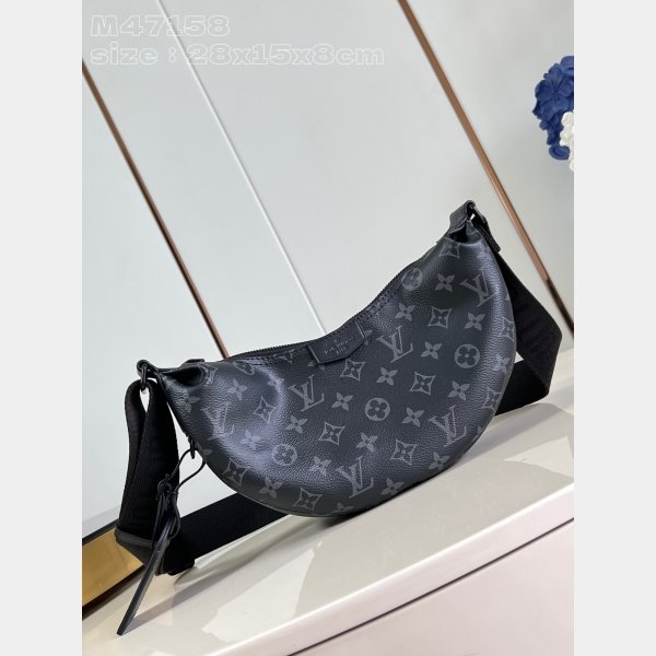 Hamac Bag Louis Vuitton UK M47158 Monogram Eclipse Canvas