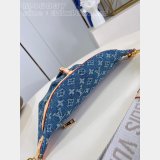 High Rise Monogram Denim M46837 Top Quality Louis Vuitton Copy Bag