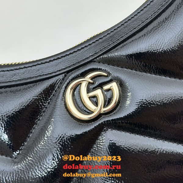 Copy GG Marmont Gucci 777263 Knockoff Shoulder Black Bag