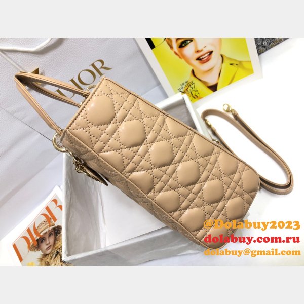 High Quality bag Duplicate dior lady lambskin 32CM HANDBAG