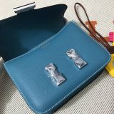 Hermes Constance Bag 18cm Epsom Leather Blue UK