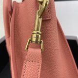 Duplicate Celine Pink Nano Luggage bag in drummed calfskin