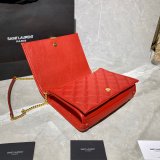 Duplicates Saint Laurent Becky Large chain bag in quilted lambskin