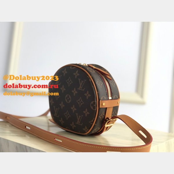 Louis Vuitton Boite Chapeau Souple PM Monogram in Brown High Quality M45149 Bag Luxury