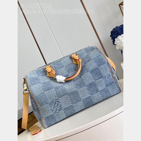 1:1 UK Speedy 40 Bandoulière Damier Luxury Fake Men Louis Vuitton Bag