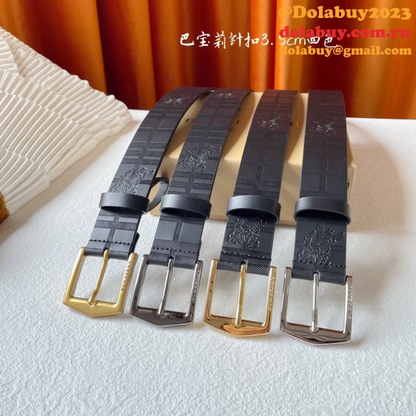 Wholesale BURBERRY BELT 1:1 Mirror UK 35MM