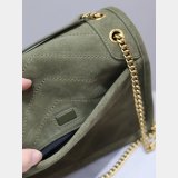 Buy Best YSL Niki 22CM 633151 Luxurys High Quality ArmyGreen Bag