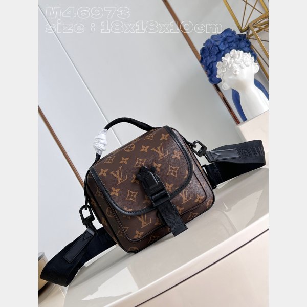 Quest Messenger Monogram Macassar M46973 Fashion Men Louis Vuitton Bag