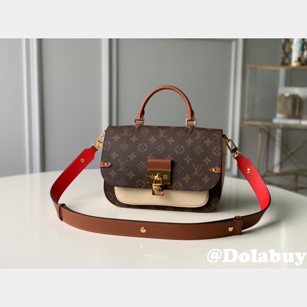 UK Louis Vuitton M44353 Vaugirard Monogram Crème Beige Bag