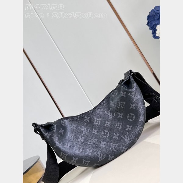 Hamac Bag Louis Vuitton UK M47158 Monogram Eclipse Canvas