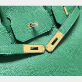 HERMES BIRKIN 25CM HALF HUMAN HANDMADE STICHING Replica