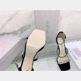 Suede Sandals Knockoff Jimmy Choo 7 Star Heel 10CM Shoes