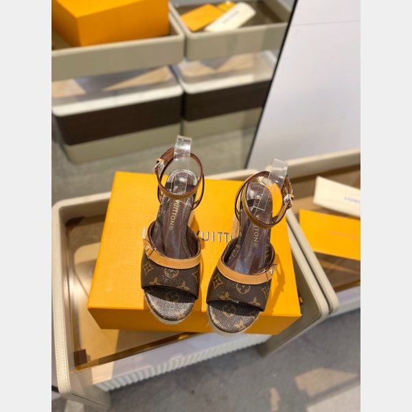 Wholesale LOUIS VUITTON Helios Wedge Sandal