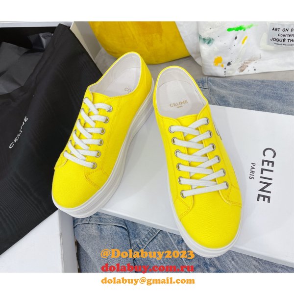 Buy 2022 Perfect Celine Platform Canvas Shoes Online