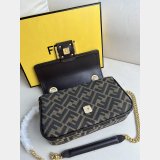 UK FENDI Iconic Baguette FF logo Luxury HANDBAG