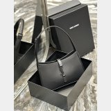 YSL High Quality Duplicate 657228 Perfect Black Hobo Bag