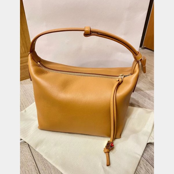 First Layer Leather Wholesale Loewe Small Cubi Hobo Designer Bag