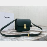 Celine Wholesale Teen Classic Box ArmyGreen shoulder bag