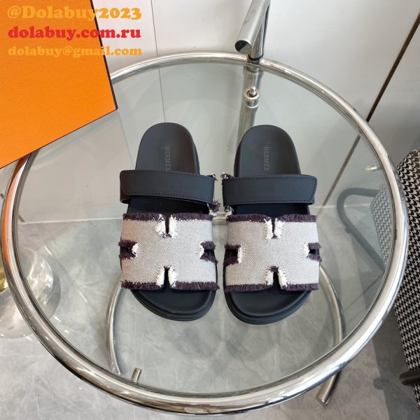 Knockoff hermes Chypre couple sandal