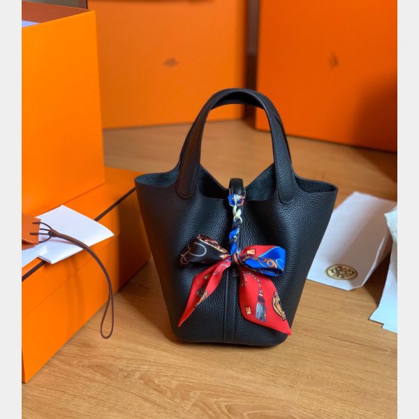 Buy Hermes High Quality bag Handbags Picotin Black Bag