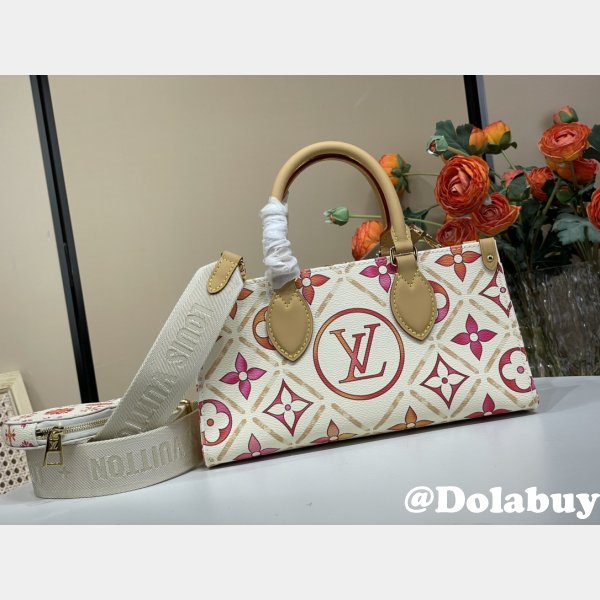 Louis Vuitton Inspired News OnTheGo East West M25318 Perfect Coral Bag