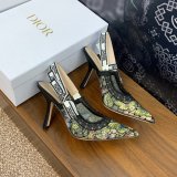 Designer dior Macrame J'ADIOR PUMP SANDALS