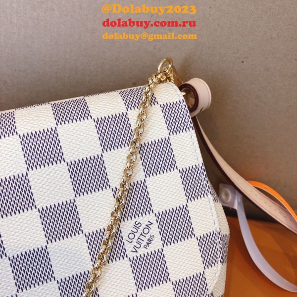 High Quality Louis Vuitton Damier Azur Canvas Favorite PM N41277 Designer