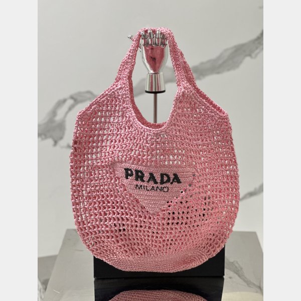 Perfect prada raffia woven tote bag large 1BG424