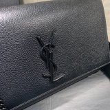 Duplicate SAINT LAURENT KATE BAG 5868006 BLACK ON BLACK